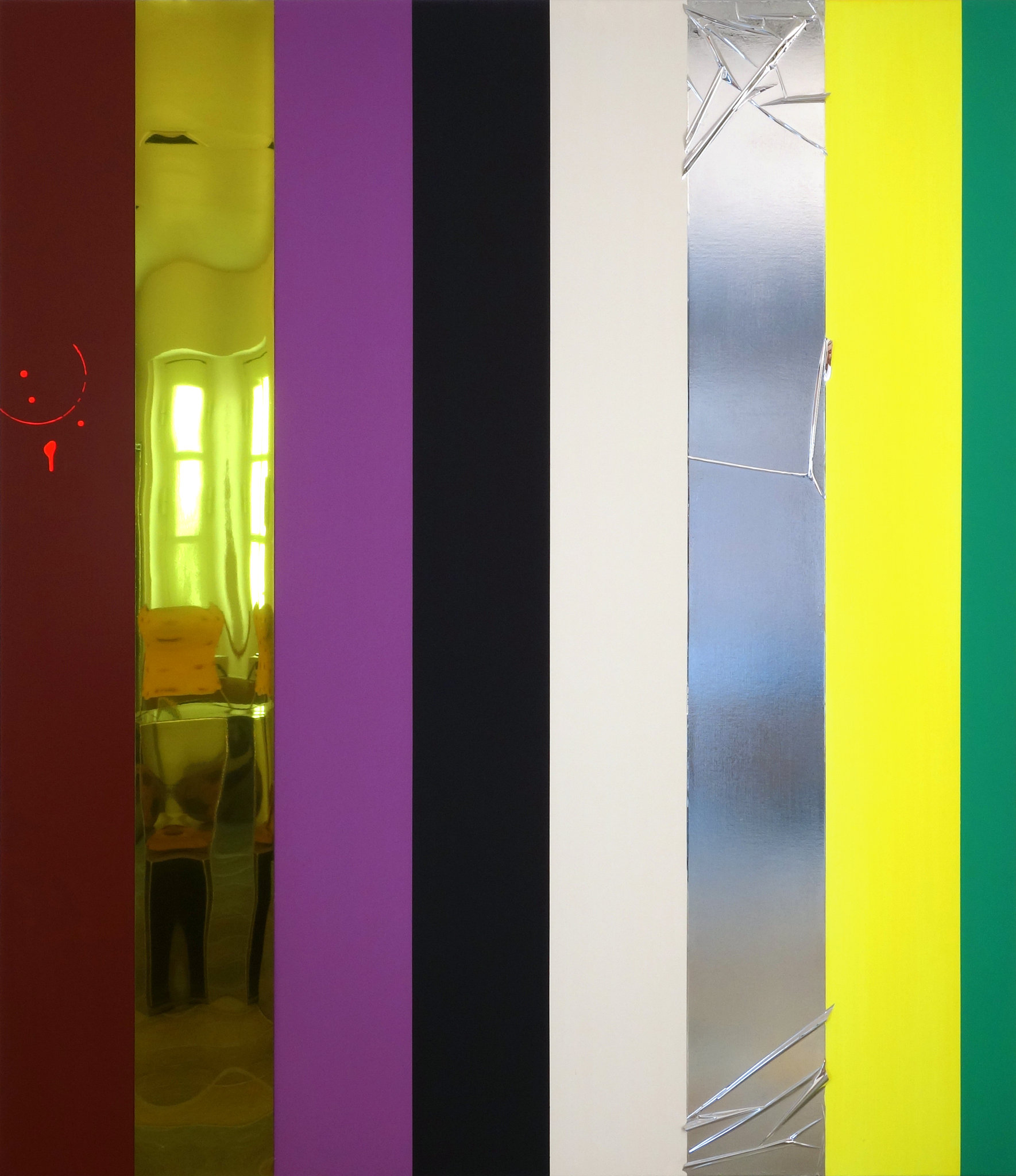 Martin Nielsen Art Collection Anselm Reyle 220 x 190 cm