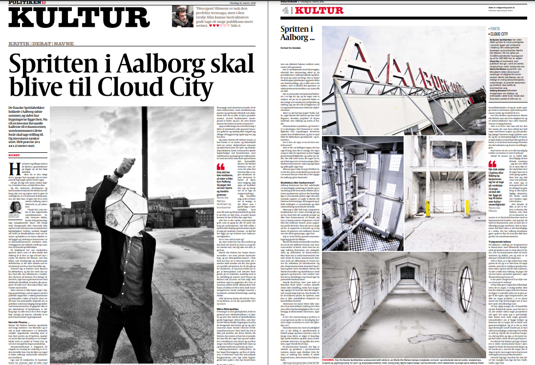 Spritten Cloud City Aalborg Martin Nielsen